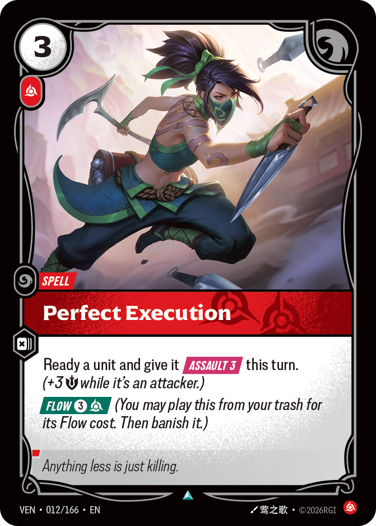 Perfect Execution VEN-012 Riftbound card