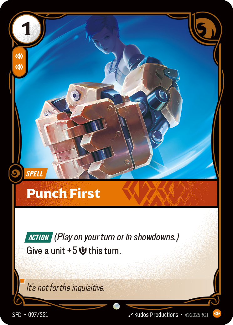 Punch First SFD-097 Riftbound card