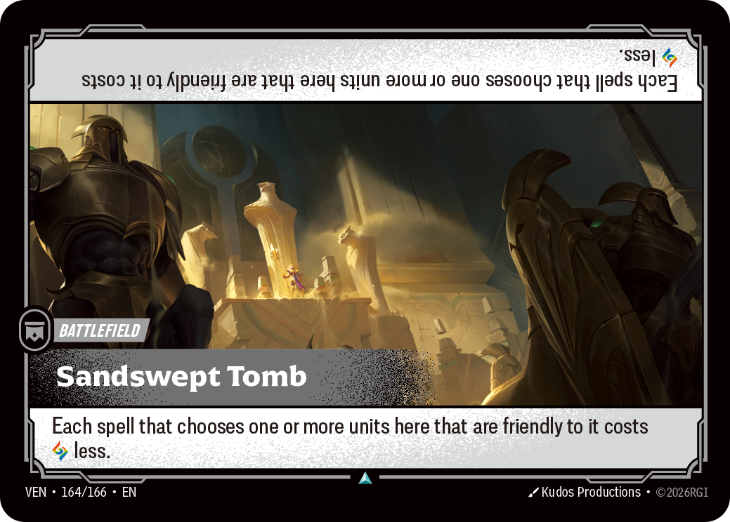 Sandswept Tomb VEN-164 Riftbound card