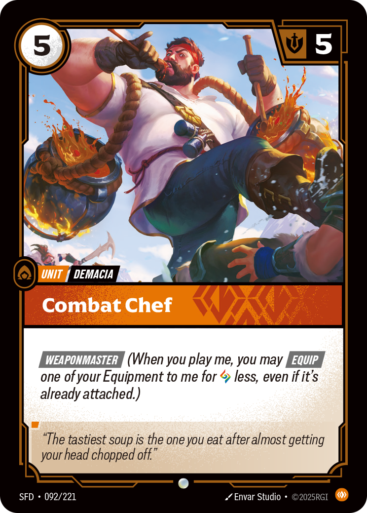 Combat Chef SFD-092 Riftbound card