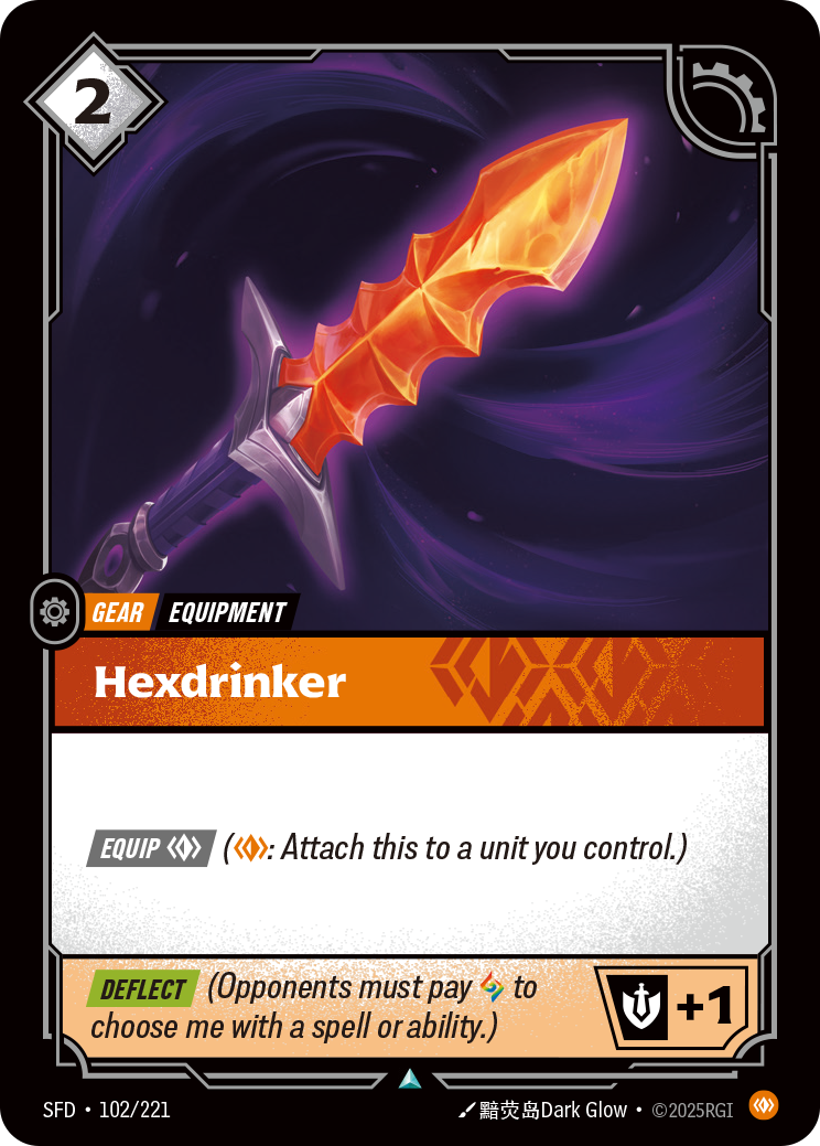 Hexdrinker SFD-102 Riftbound card