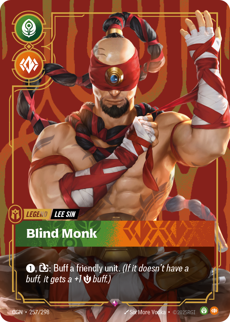 Blind Monk OGN-257 Riftbound card