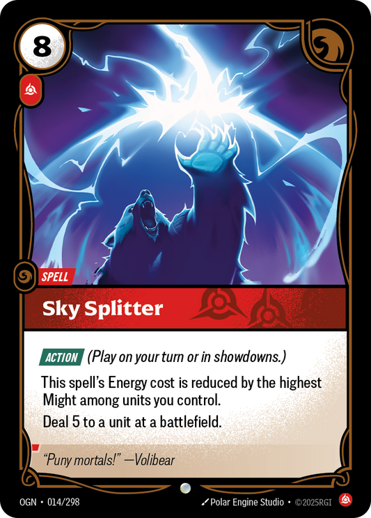 Sky Splitter OGN-014 Riftbound card