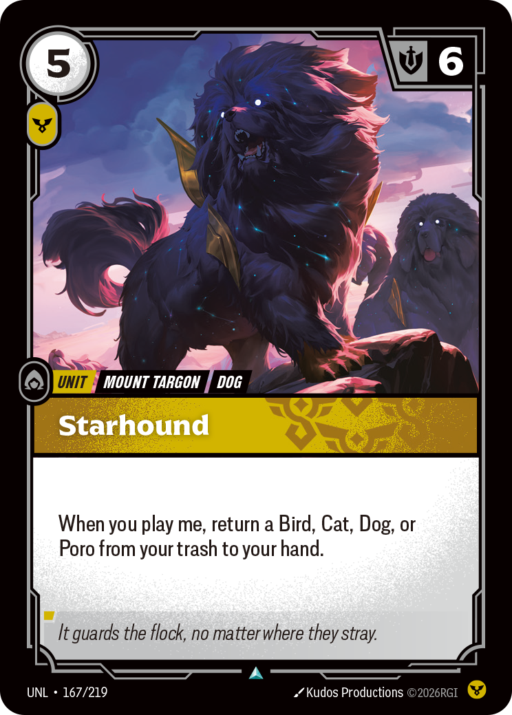 Starhound UNL-167 Riftbound card