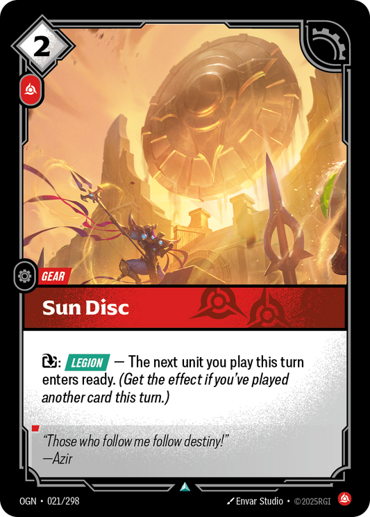 Sun Disc OGN-021 Riftbound card