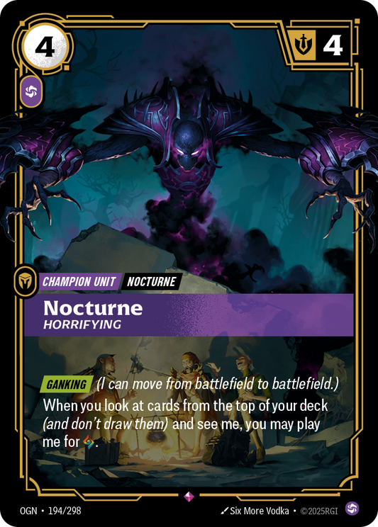 Nocturne, Horrifying OGN-194 Riftbound card