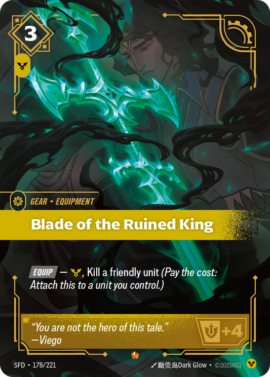 Blade of the Ruined King SFD-178 Riftbound card
