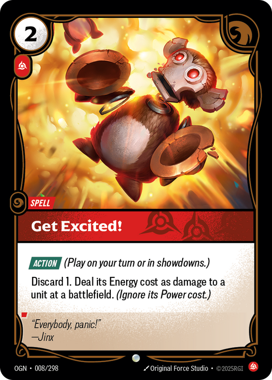 Get Excited! OGN-008 Riftbound card