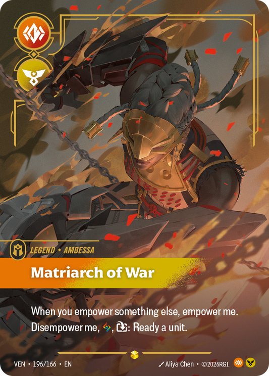Matriarch of War VEN-196 Riftbound card