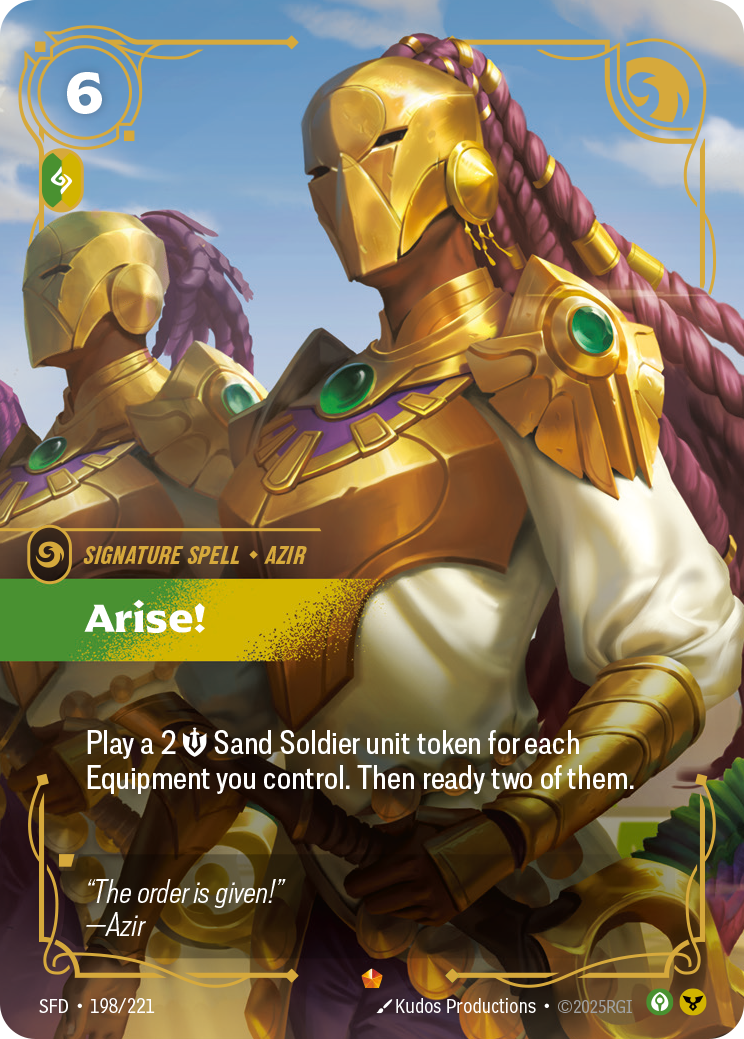 Arise! SFD-198 Riftbound card