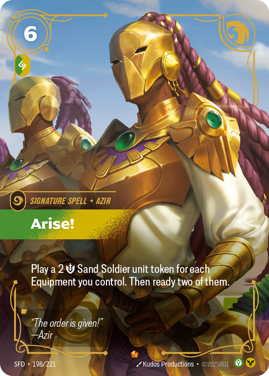 Arise! SFD-198 Riftbound card