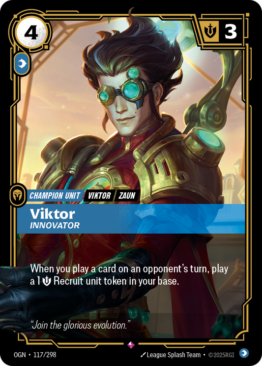 Viktor, Innovator OGN-117 Riftbound card