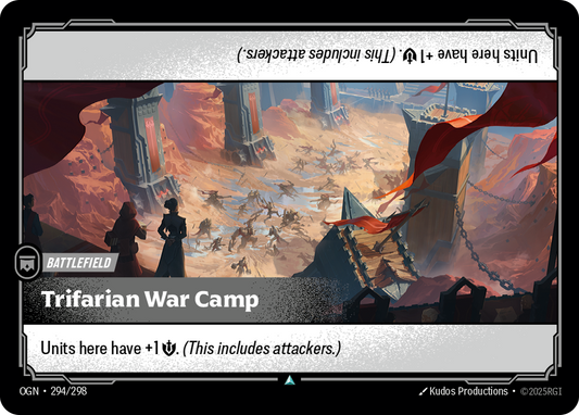 Trifarian War Camp OGN-294 Riftbound card