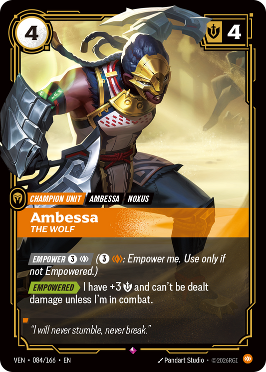 Ambessa, The Wolf VEN-084 Riftbound card