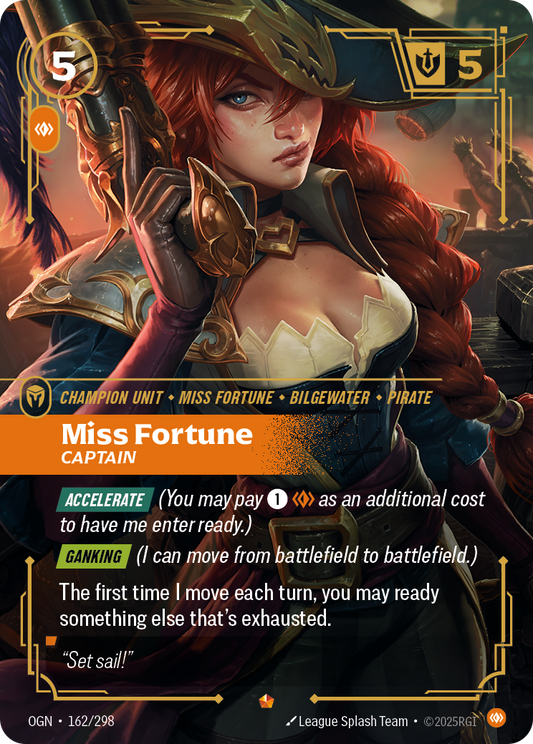 Miss Fortune, Captain OGN-162 Riftbound card