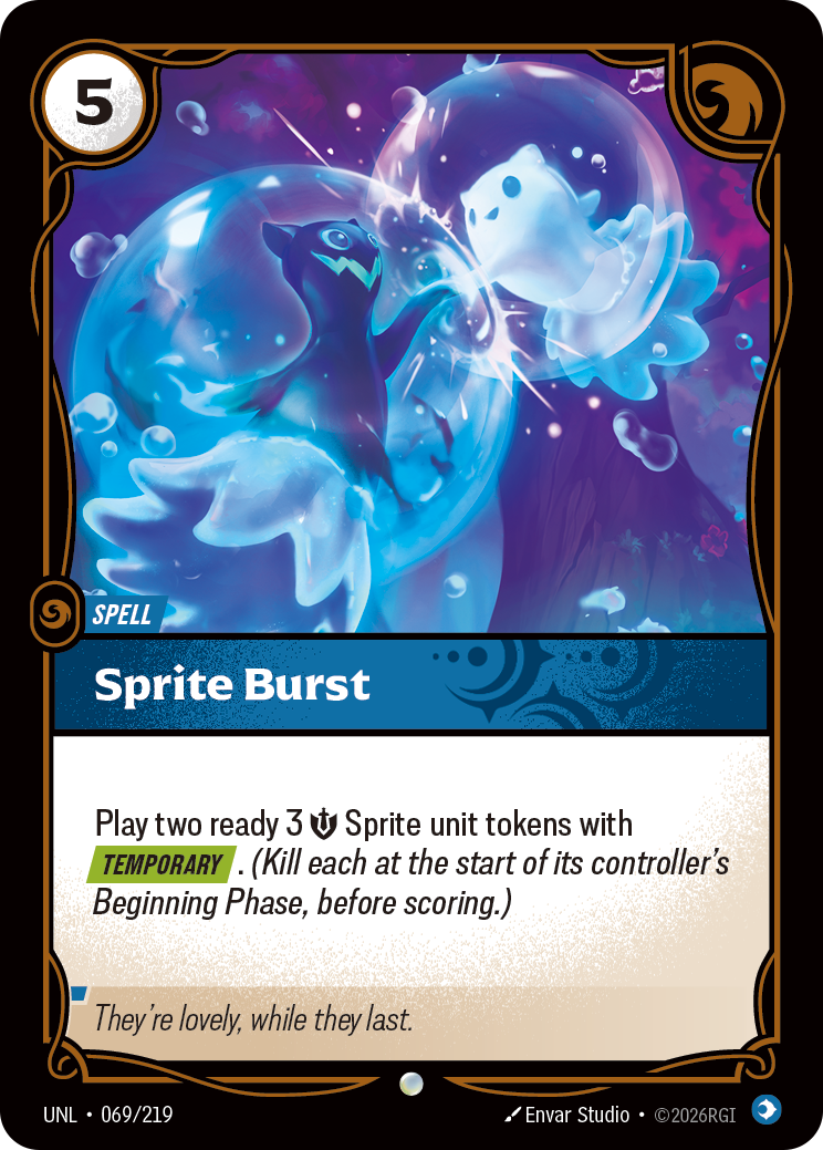Sprite Burst UNL-069 Riftbound card