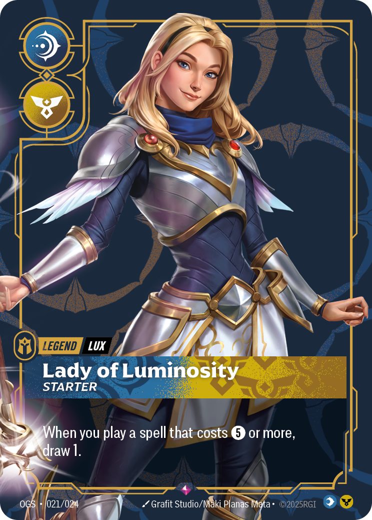 Lady of Luminosity - Starter OGS-021 Riftbound card