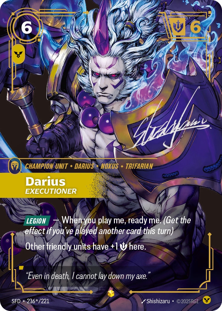 Darius, Executioner SFD-236 Riftbound card