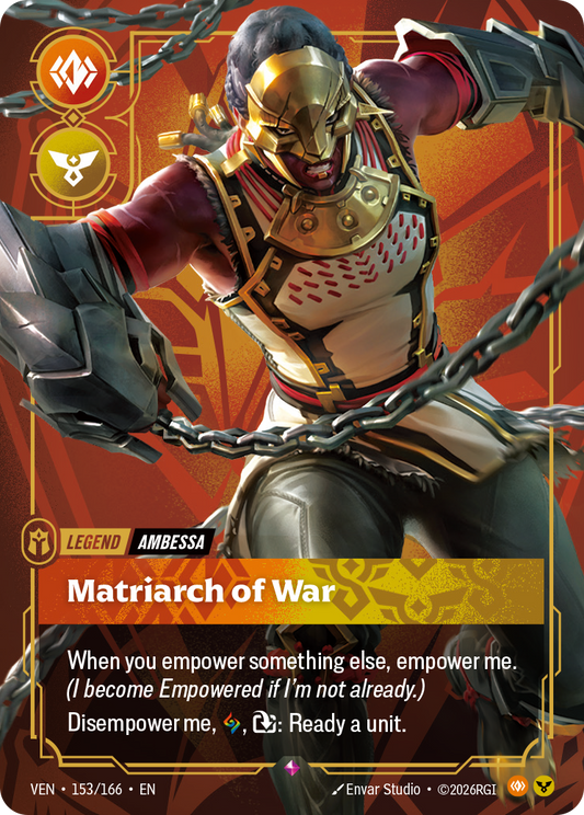 Matriarch of War VEN-153 Riftbound card