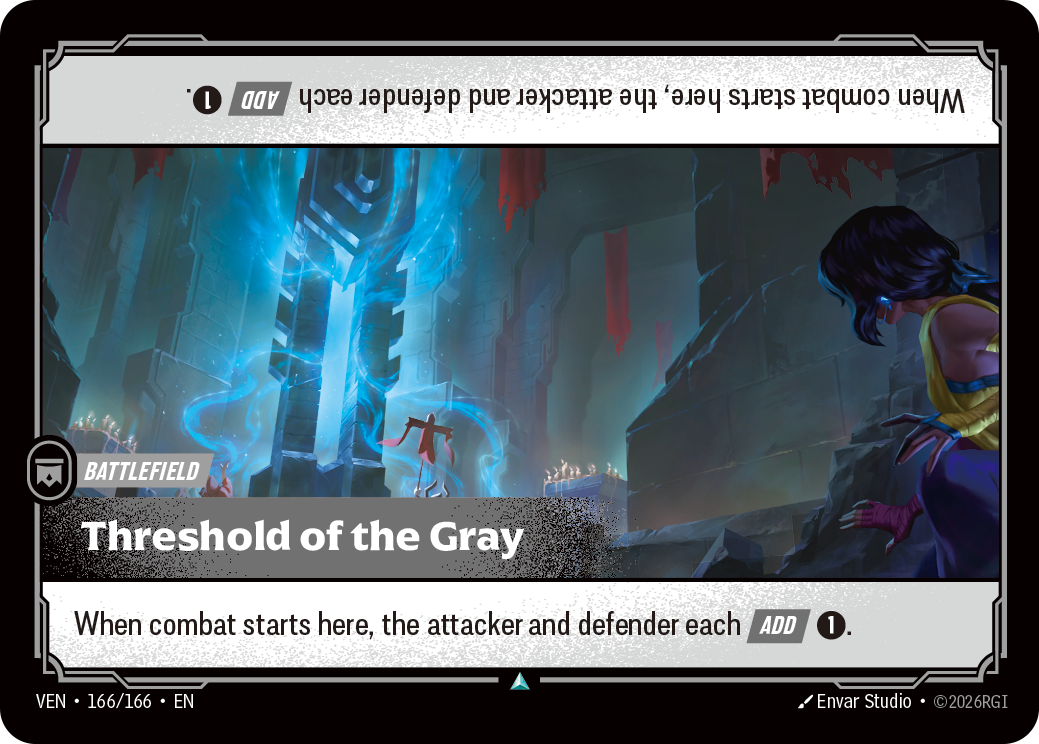 Threshold of the Gray VEN-166 Riftbound card