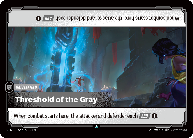 Threshold of the Gray VEN-166 Riftbound card