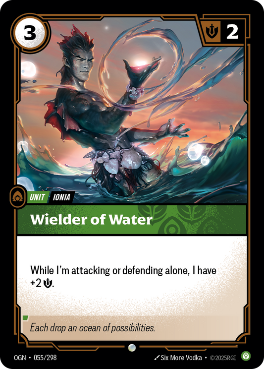 Wielder of Water OGN-055 Riftbound card