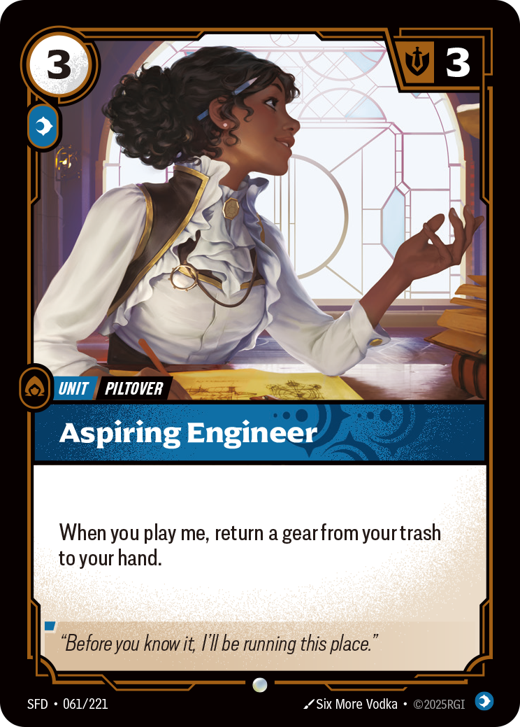 Aspiring Engineer SFD-061 Riftbound card
