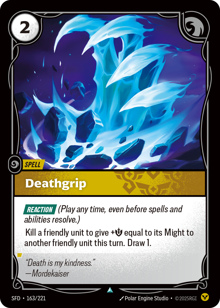 Deathgrip SFD-163 Riftbound card