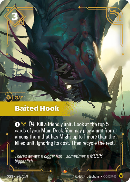 Baited Hook OGN-242 Riftbound card