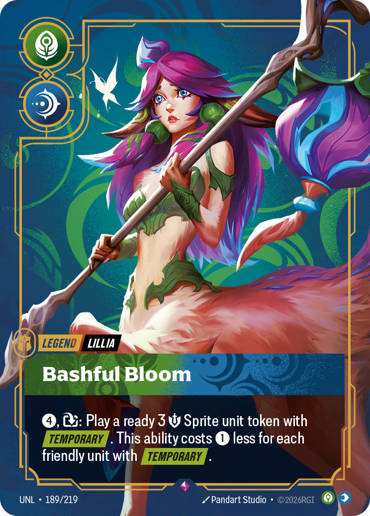Bashful Bloom UNL-189 Riftbound card