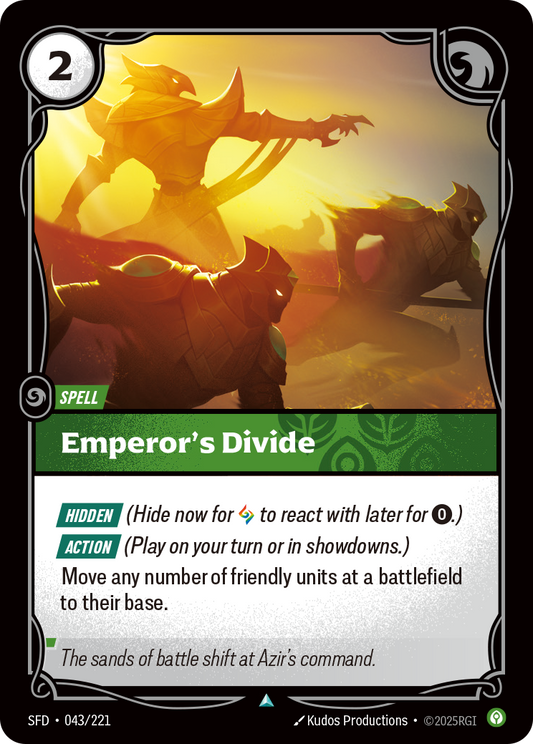 Emperor's Divide SFD-043 Riftbound card