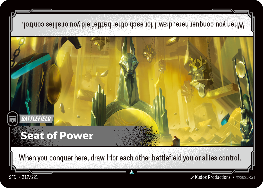 Seat of Power SFD-217 Riftbound card