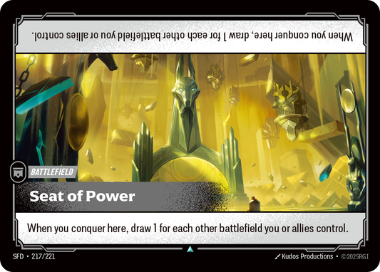 Seat of Power SFD-217 Riftbound card
