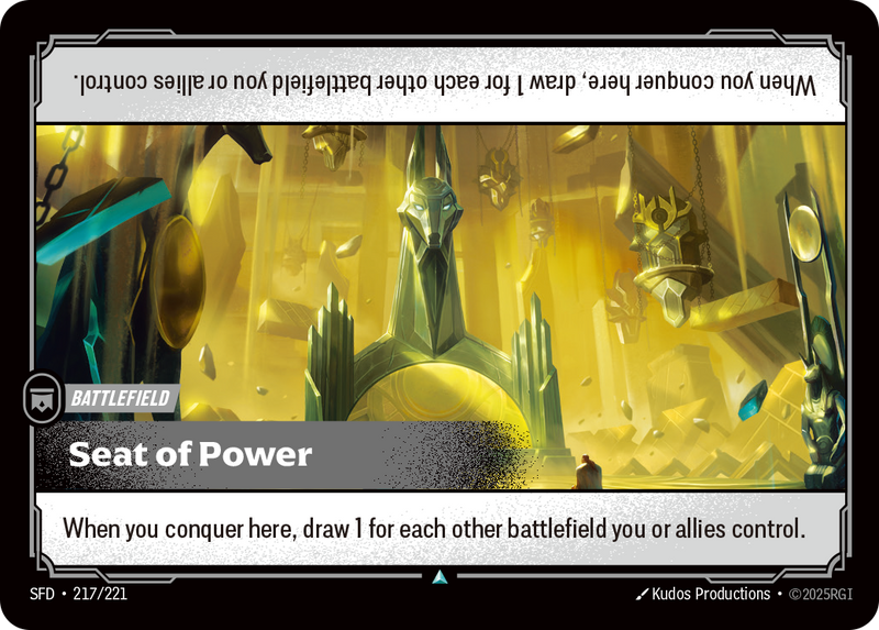 Seat of Power SFD-217 Riftbound card