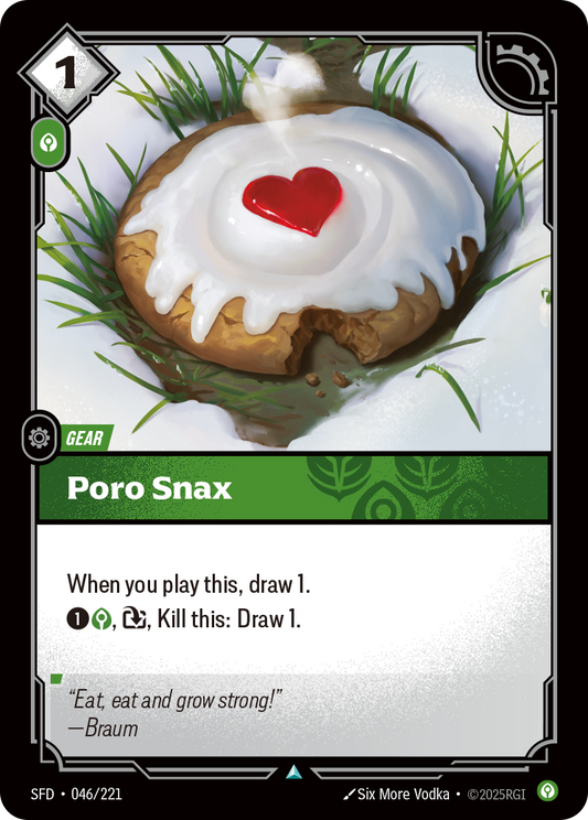 Poro Snax SFD-046 Riftbound card
