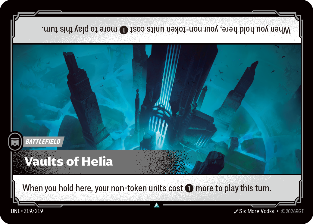 Vaults of Helia UNL-219 Riftbound card