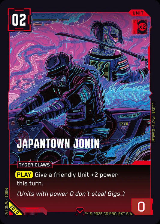 Japantown Jonin — Welcome to Night City Beta β010