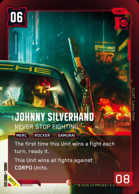 Johnny Silverhand: Never Stop Fighting — Welcome to Night City Beta β011