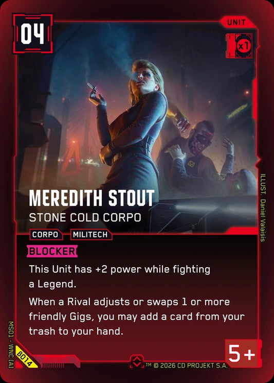 Meredith Stout: Stone Cold Corpo — Welcome to Night City Beta β014