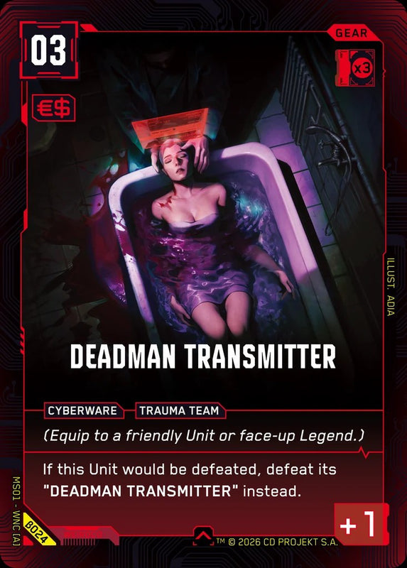Deadman Transmitter — Welcome to Night City Beta β024