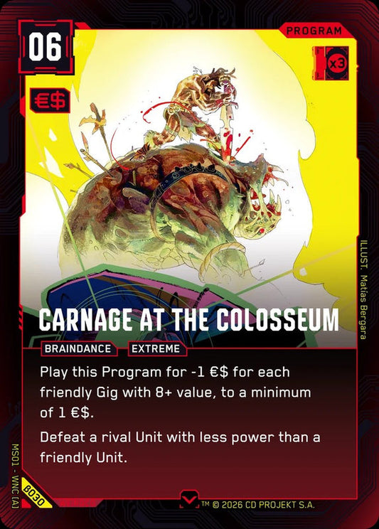 Carnage at the Colosseum — Welcome to Night City Beta β030