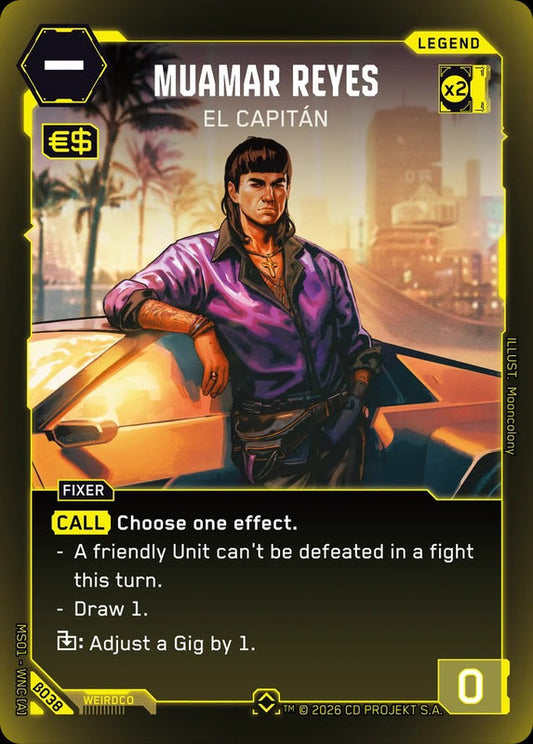 Muamar Reyes: El Capitán — Welcome to Night City Beta β038