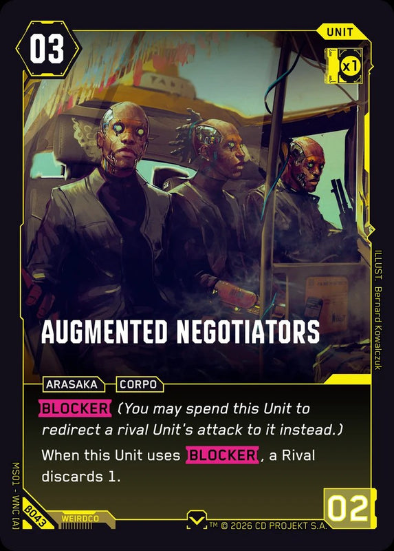 Augmented Negotiators — Welcome to Night City Beta β043