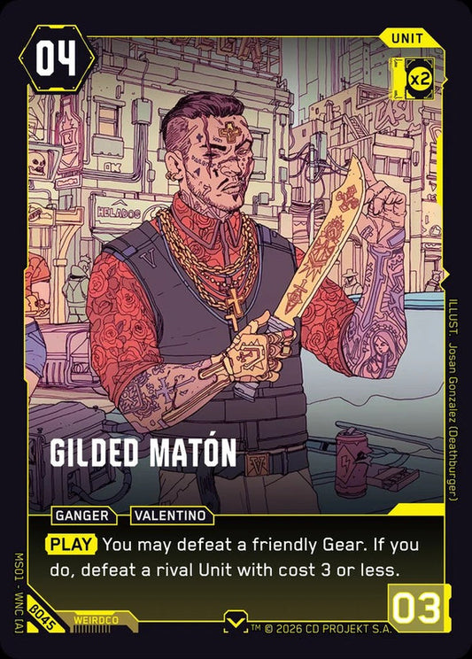 Gilded Matón — Welcome to Night City Beta β045