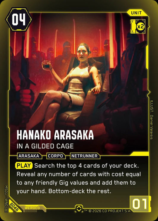 Hanako Arasaka: In a Gilded Cage — Welcome to Night City Beta β046
