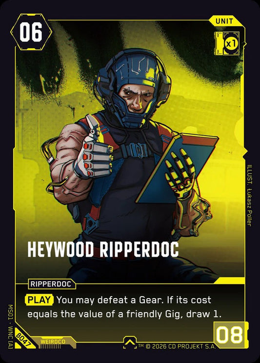 Heywood Ripperdoc — Welcome to Night City Beta β047