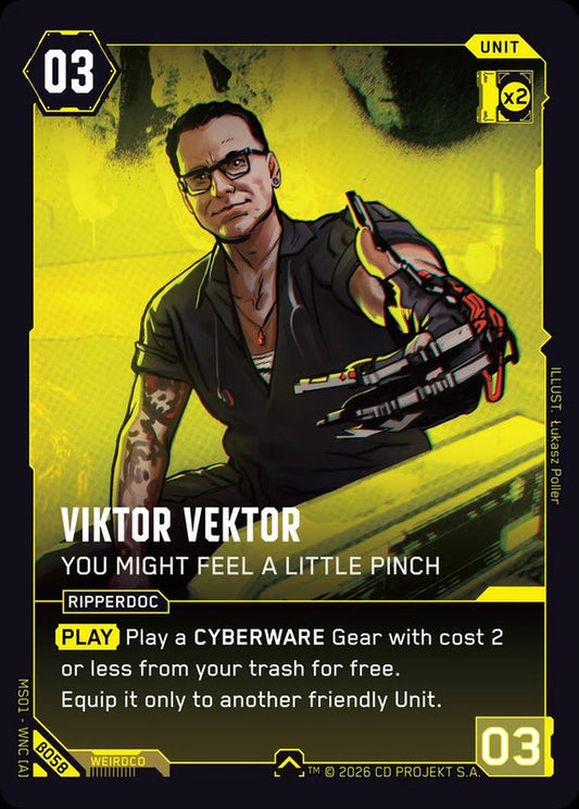 Viktor Vektor: You Might Feel a Little Pinch — Welcome to Night City Beta β058