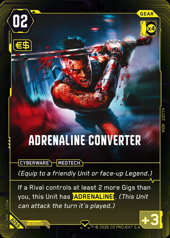 Adrenaline Converter — Welcome to Night City Beta β059