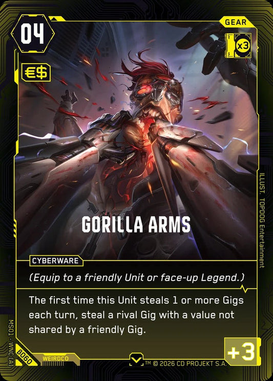 Gorilla Arms — Welcome to Night City Beta β060