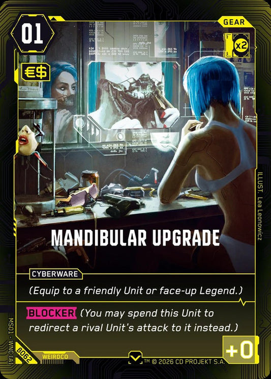 Mandibular Upgrade — Welcome to Night City Beta β062